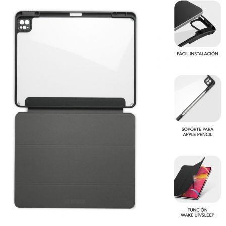Subblim Funda Clear Shock Case para iPad Pro 13 pulgadas M4 7ª Generación Negro